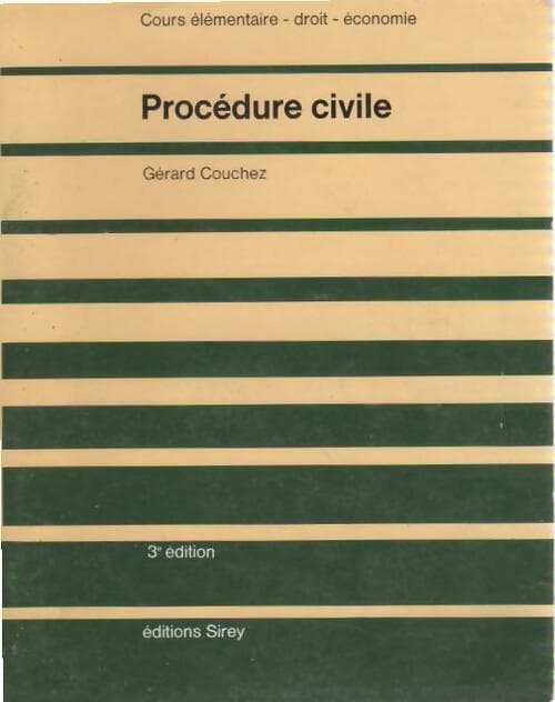 Procédure civile - Gérard Couchez